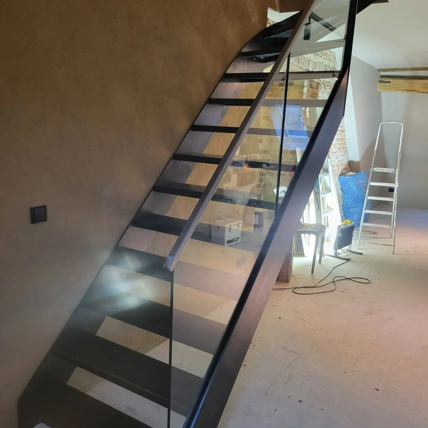 kwartslag trap blauwstaal 05